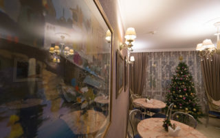 Кафе, Меблированные комнаты Вернисаж - метро Гражданский Проспект на севере Санкт-Петербурга